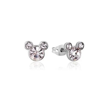 Techzone Geelong ECC Disney Mickey Mouse April Birthstone Stud Earrings